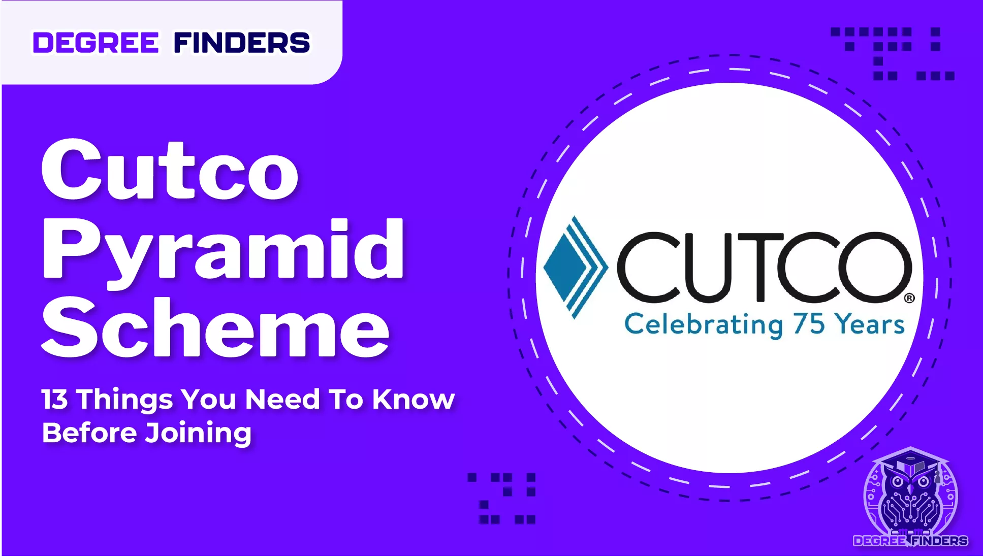 Cutco Pyramid Scheme
