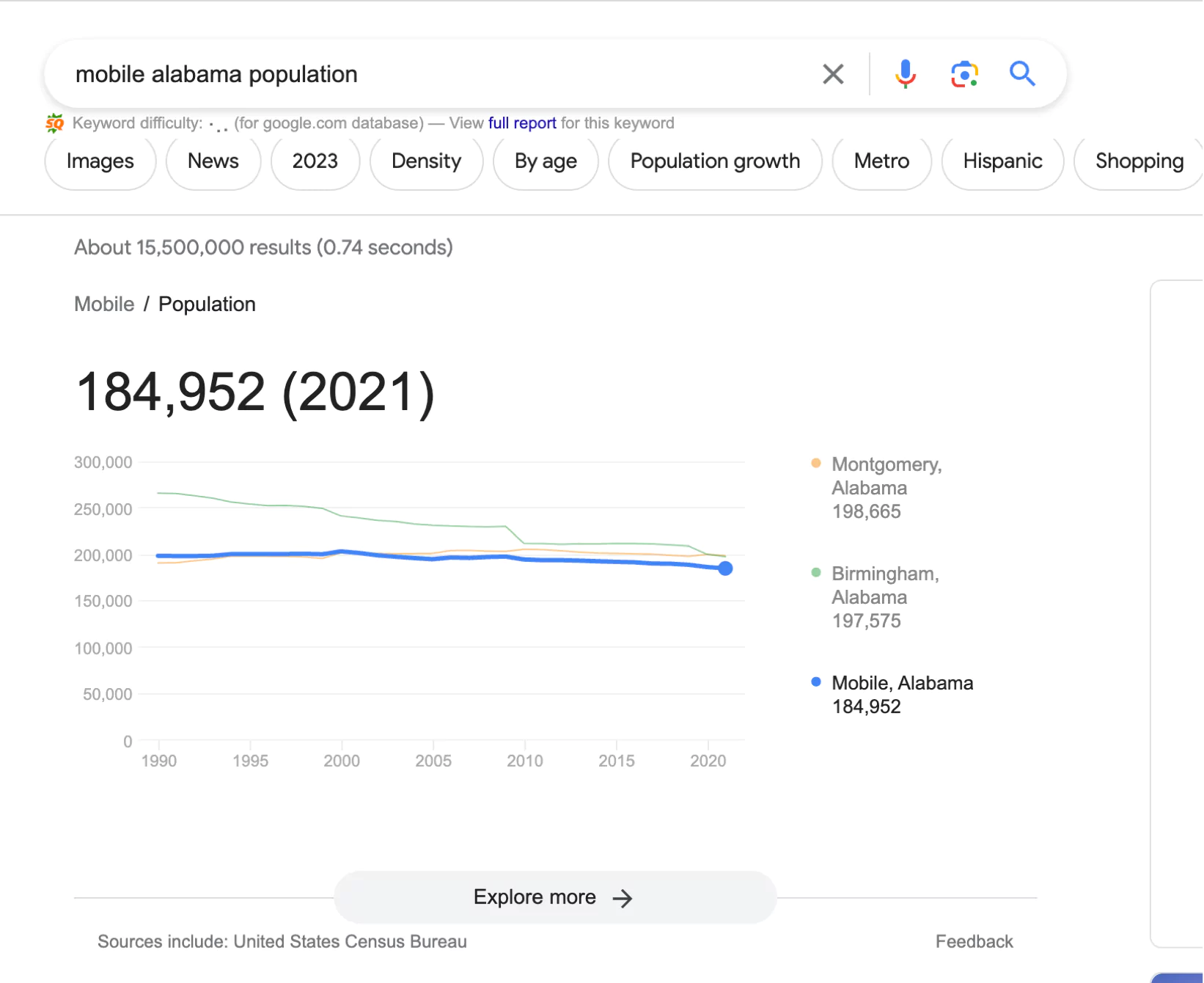 figure out the population size